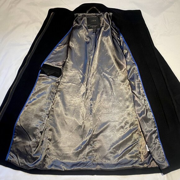 J.Crew Wool Coat — Stadium Cloth by Nello Gori (Size 2) - Picture 4 of 5